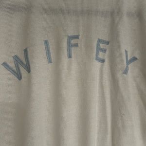 PJ salvage wifey robe- Bridal